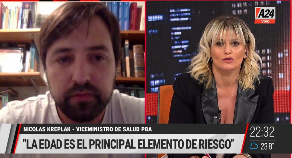 Kreplak y Romina Manguel discutieron por la variante Delta