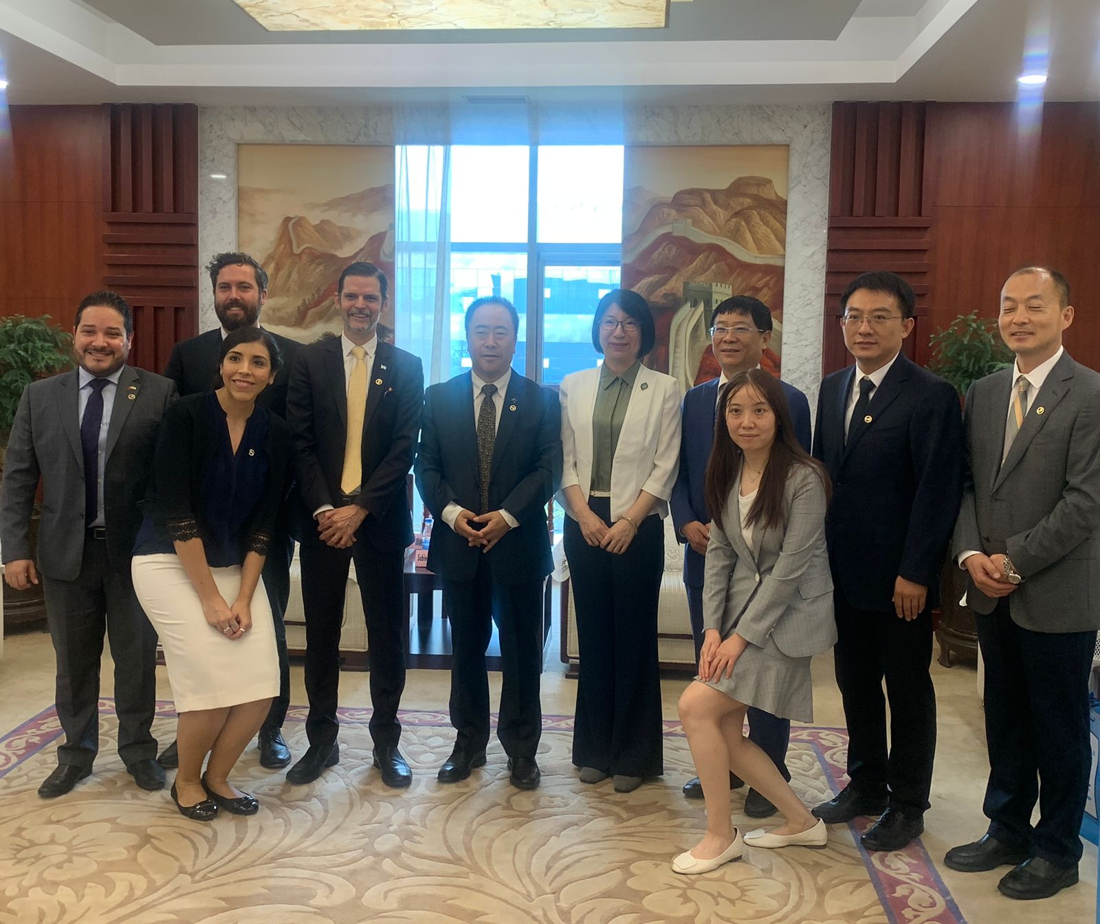 Vaca Narvaja se reunió con funcionarios de Parques y Forestación de Beijing