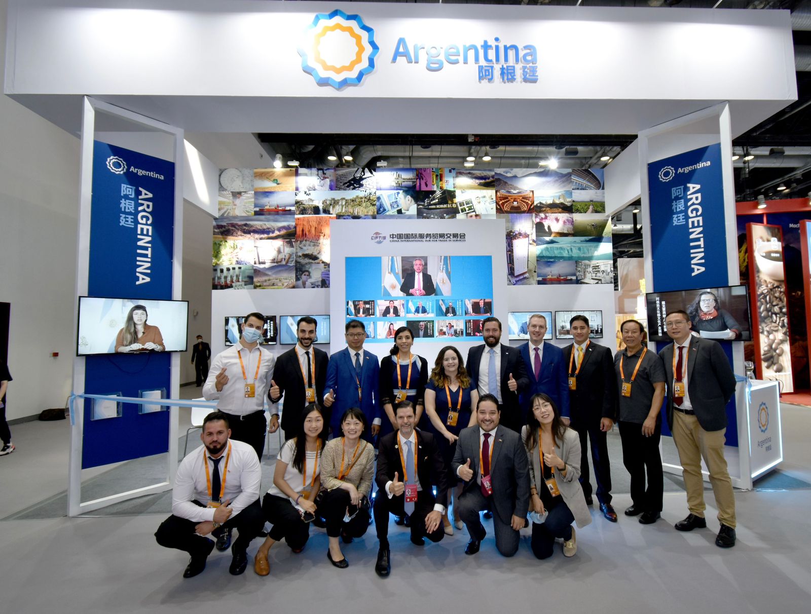 Ministros y empresas argentinas, en la Feria de Servicios más importante del mundo