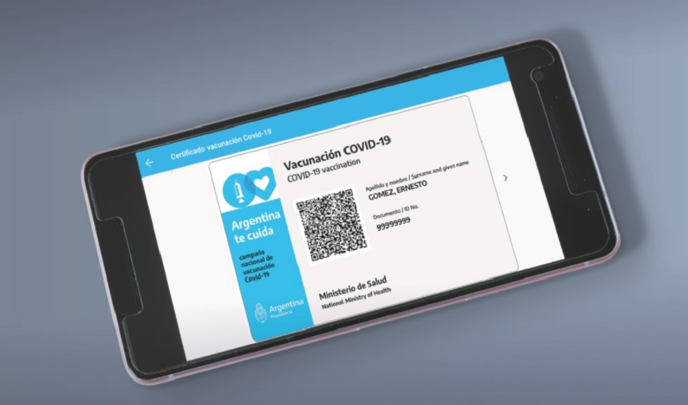 Argentina ya tiene su pasaporte sanitario para viajes internacionales