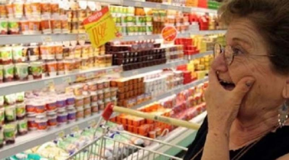 Los precios de los alimentos siguen aumentando sin control