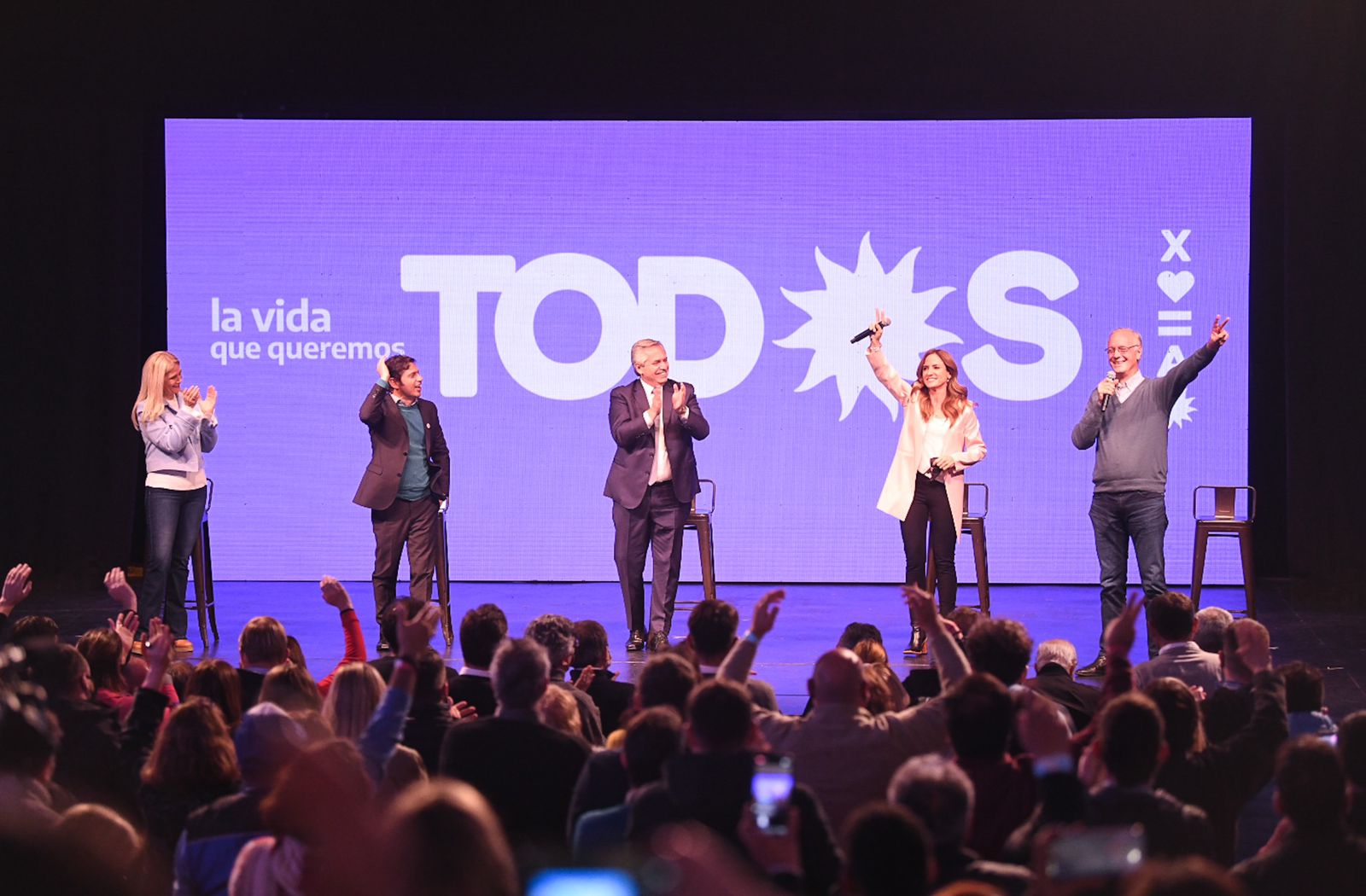 Alberto cerró el acto de Tolosa Paz y arengó: “Voten por ustedes”
