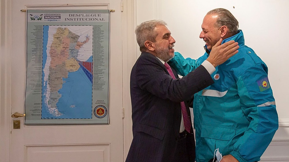 Berni se reunió con Aníbal Fernández: “Hablamos el mismo idioma”