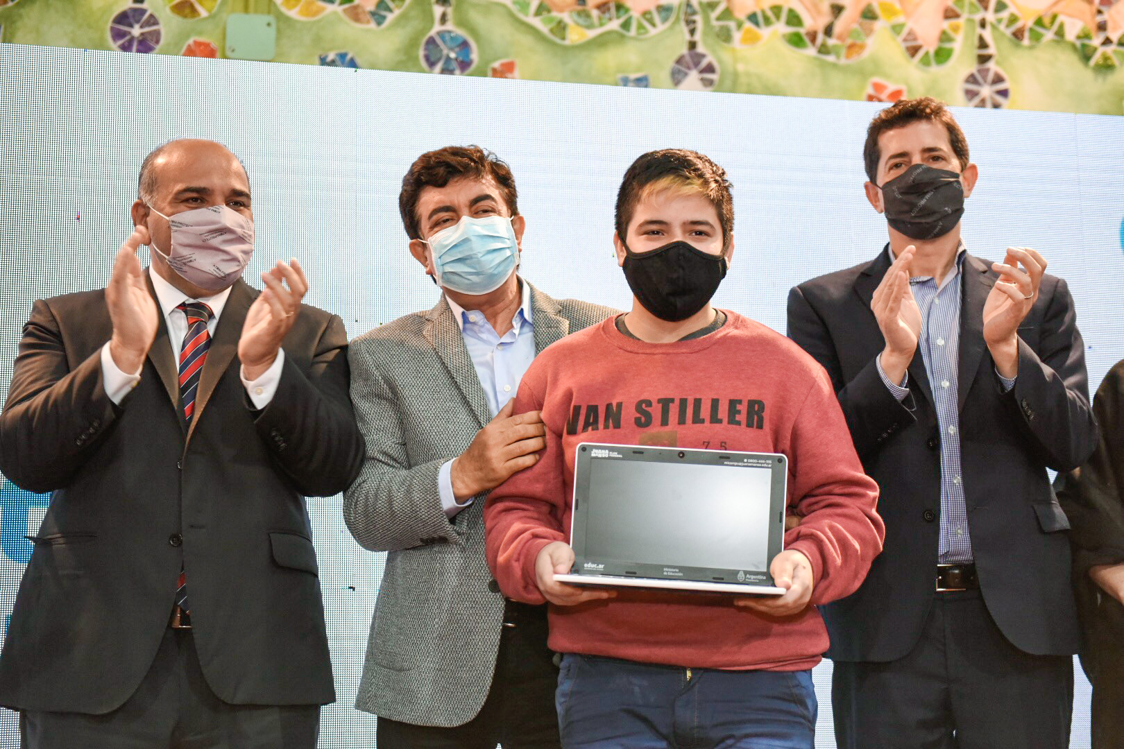 El Gobierno relanzó el programa "Conectar Igualdad" en La Matanza