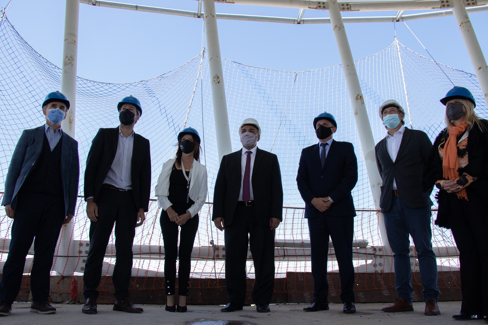 Manzur, Guerrera y Lammens, en las obras del Aeropuerto de Ezeiza