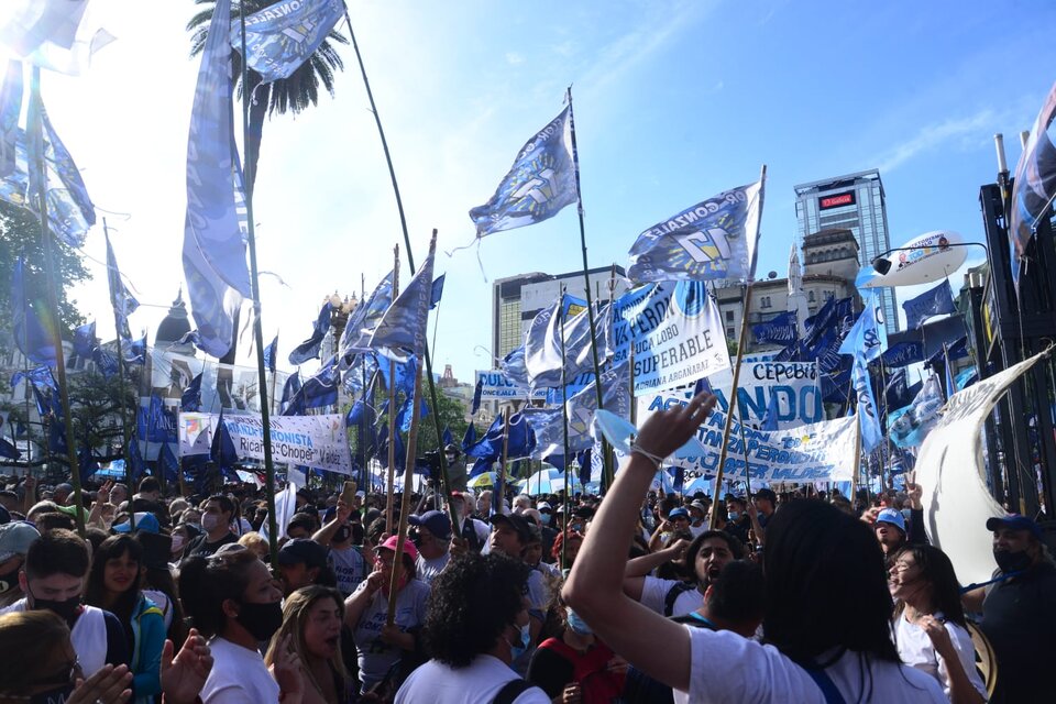 Cómo fue el festejo del Día de la Lealtad en la Plaza de Mayo