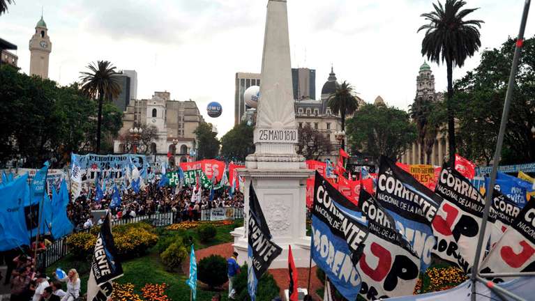Día de cortes en CABA por la marcha de la CGT y movimientos sociales