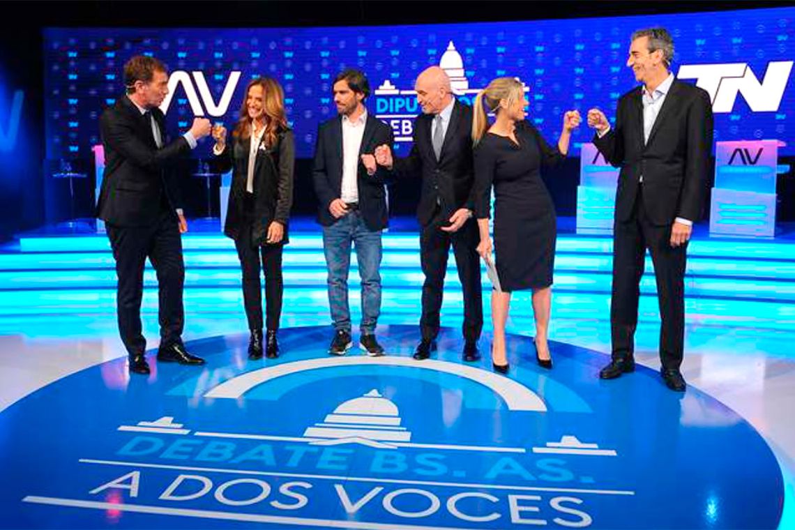 Debate: monopolizando, Tolosa Paz y Santilli sólo se tiraron con la grieta