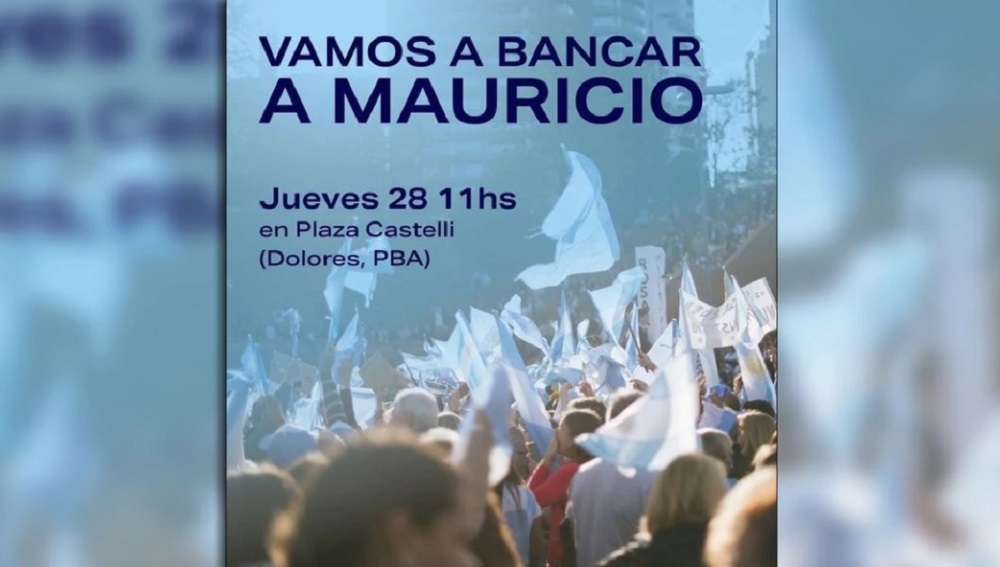 Dirigentes y militantes preparan un acto en Dolores para apoyar a Macri