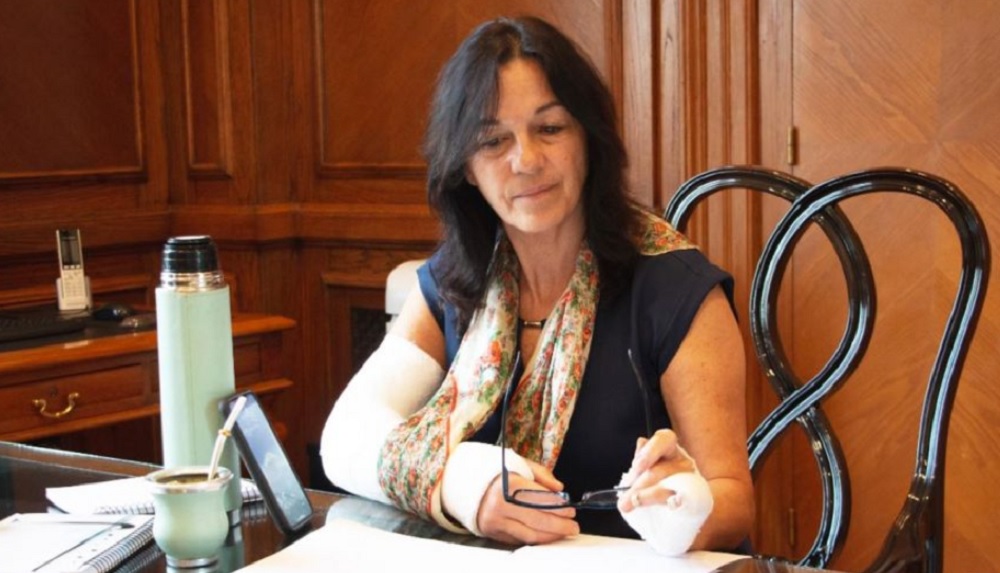 Vilma Ibarra deberá ser operada por un accidente en bicicleta