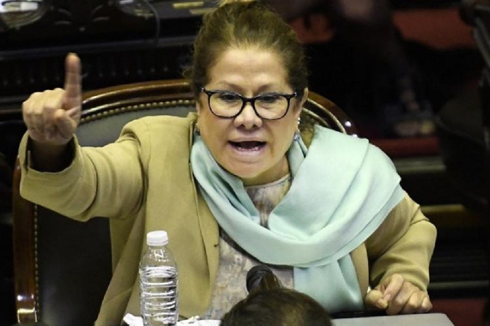 Graciela Camaño pidió "pito y gorra" para Fernando Iglesias