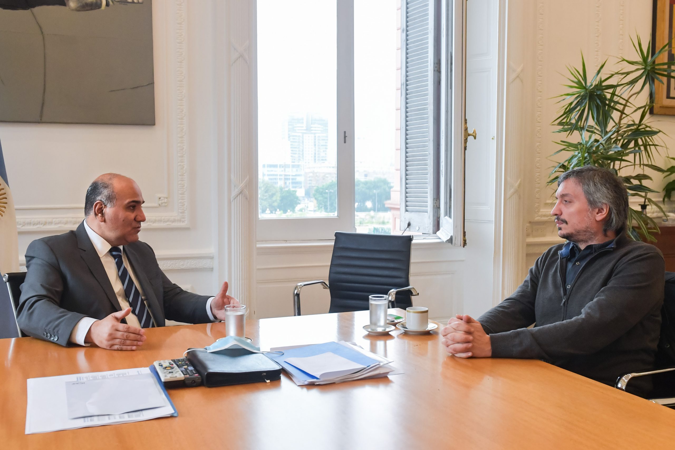 Manzur y Máximo se reunieron para discutir el tramo final de la campaña