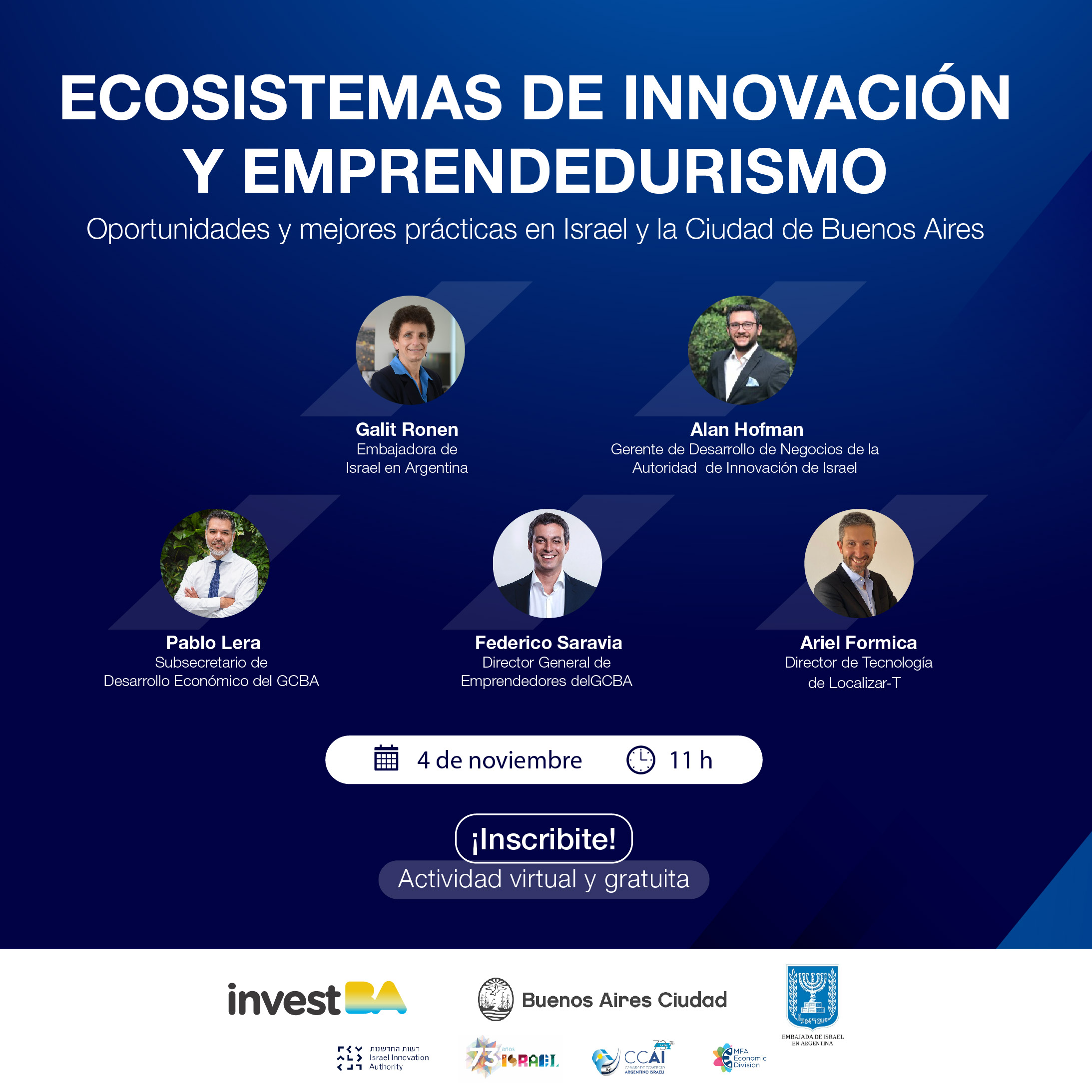Ecosistemas de Innovación y Emprendedurismo entre Israel y GCBA