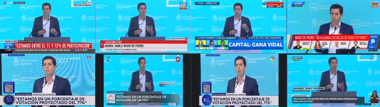 Wado de Pedro: “Terminamos una muy buena jornada electoral"