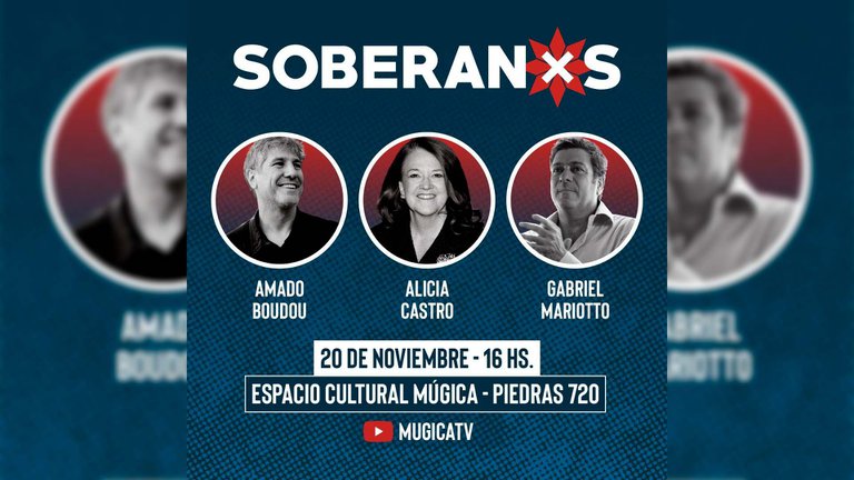 Boudou, Alicia Castro y Mariotto lanzan "Soberanxs"