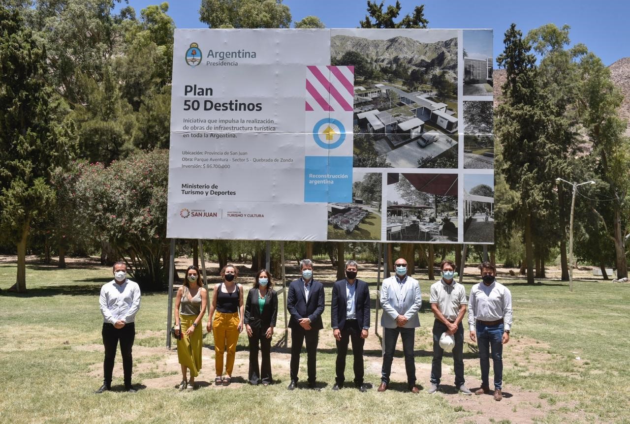 San Juan: Lammens recorrió obras de infraestructura turística