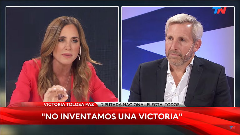 Tolosa Paz y Frigerio se atacaron con todo en televisión