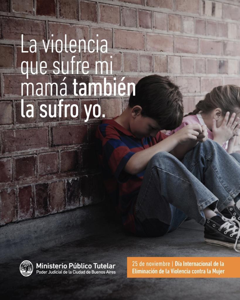 La campaña del Ministerio Público Tutelar contra la violencia en niños