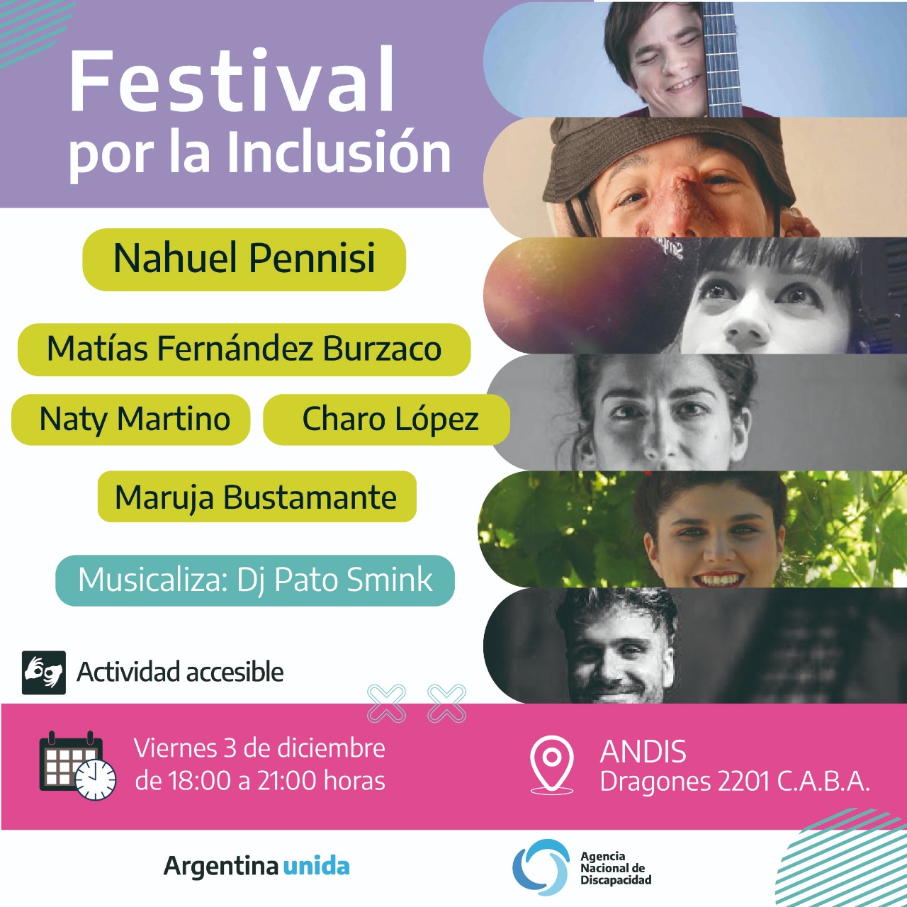 Se realizará un Festival por la Inclusión