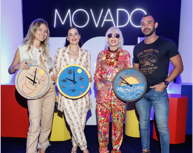 Movado presentó su colección Otoño 2021 junto a Marta Minujín