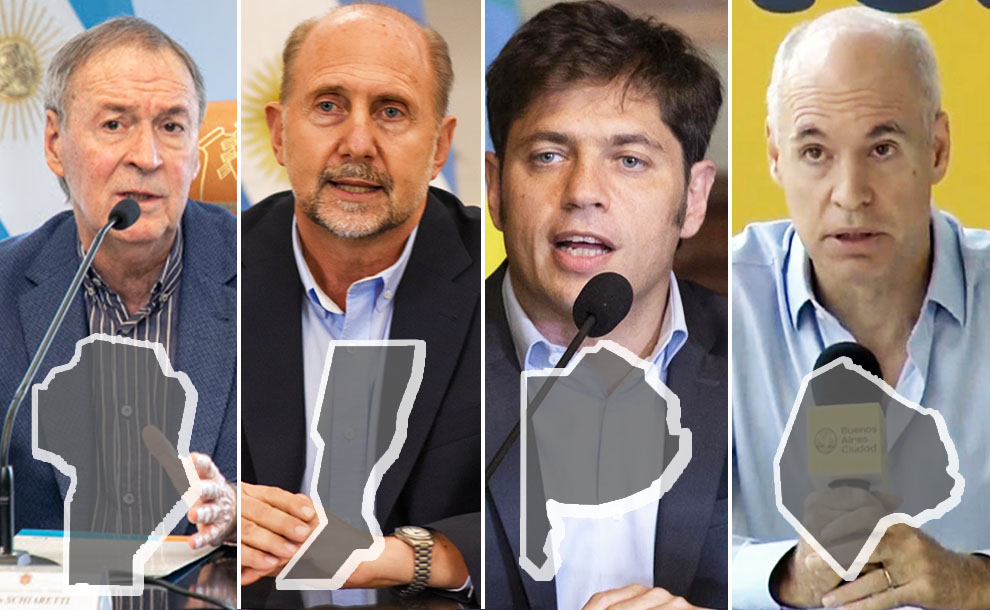 Ranking de gobernadores: quiénes son los que tienen peor imagen