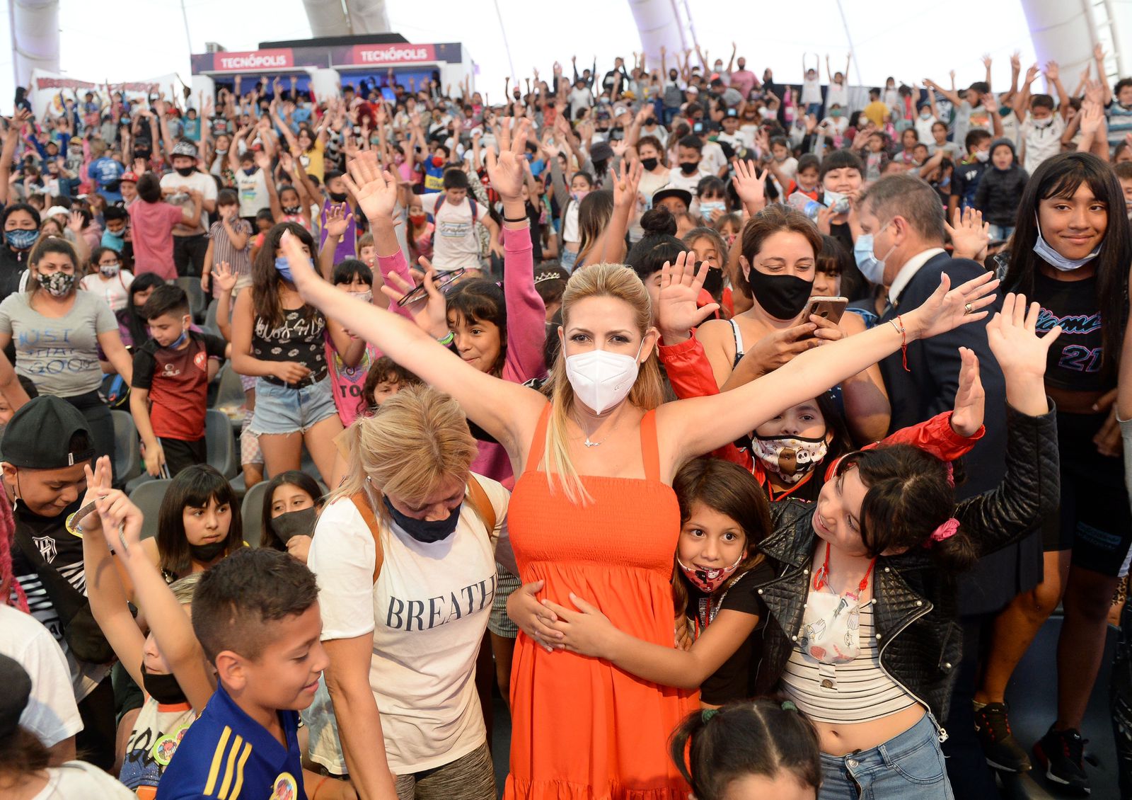 La Primera Dama cerró el año con 1.000 niñas y niños de todo el país