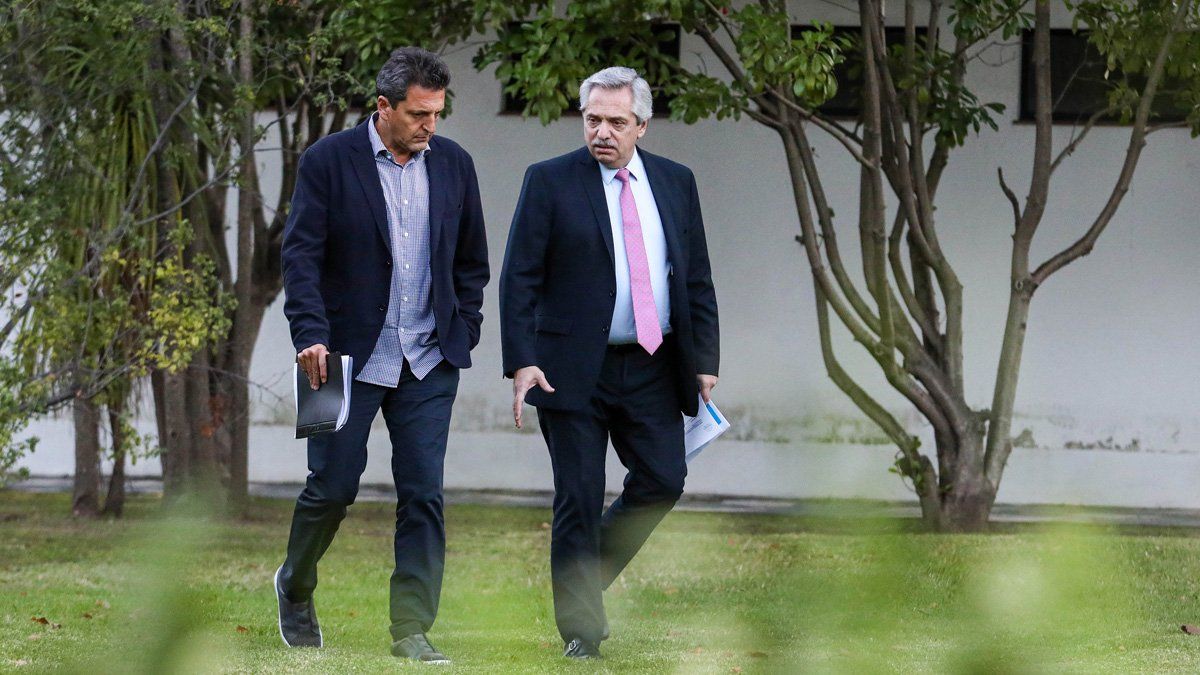 Massa fue a Olivos y Alberto redacta el decreto para prorrogar el Presupuesto