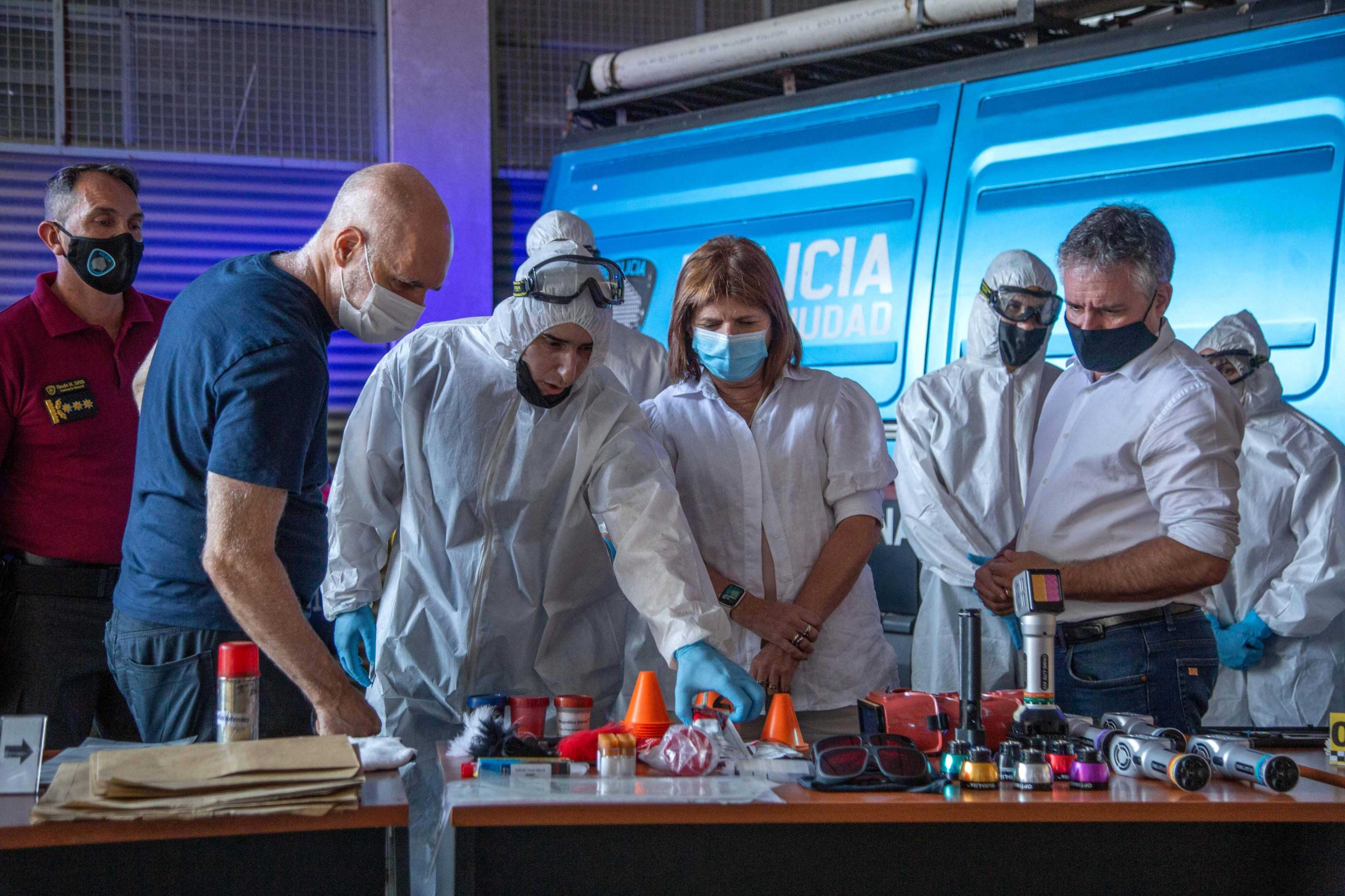 Larreta volvió a mostrarse con un Bullrich en una recorrida por la Ciudad