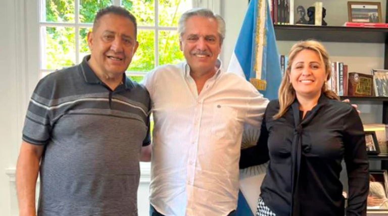 Alberto Fernández recibió a Luis D'elia en la Quinta de Olivos