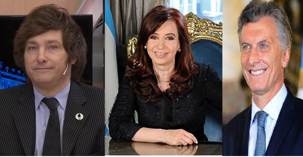 La pelea por 2023: una encuesta posiciona a Cristina, Macri y Milei