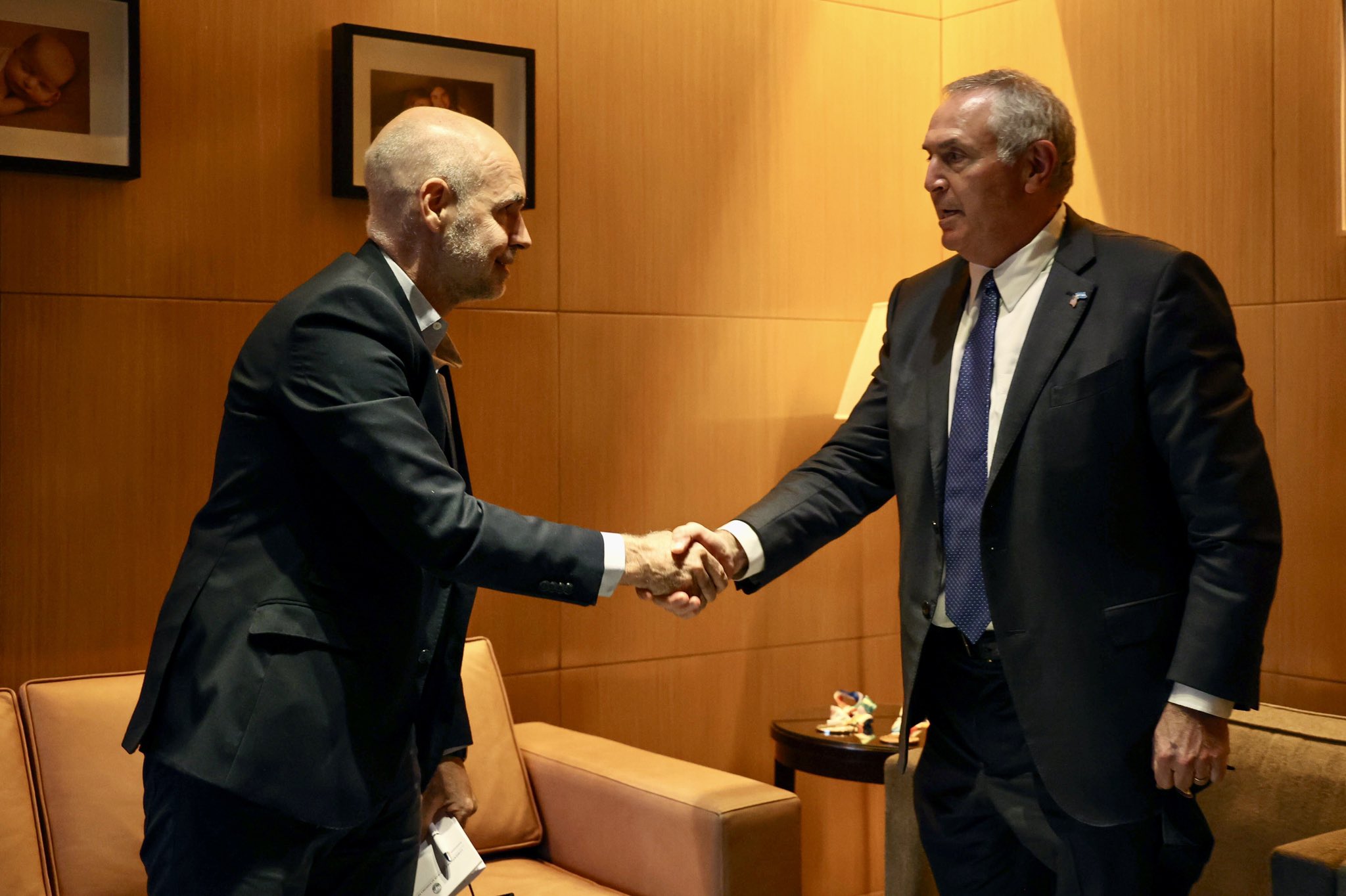 En modo presidenciable, Larreta se reunió con el embajador de EE.UU