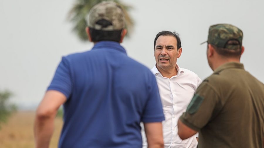 Corrientes: Valdés le pidió ayuda a EE.UU. por los incendios