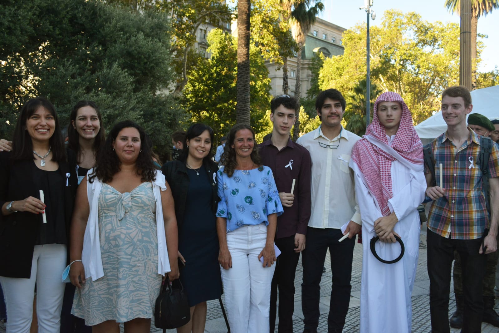 Los jóvenes de la Legislatura porteña también realizan un llamado a la paz