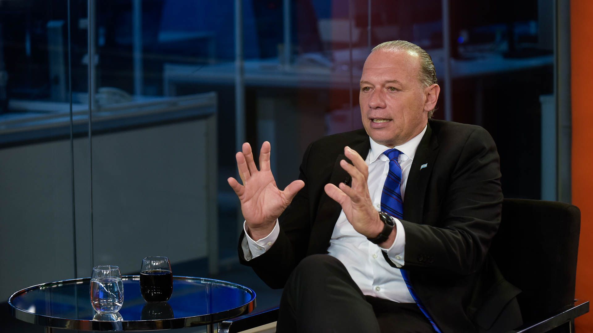 Berni responsabilizó al Gobierno por el ataque al despacho de Cristina