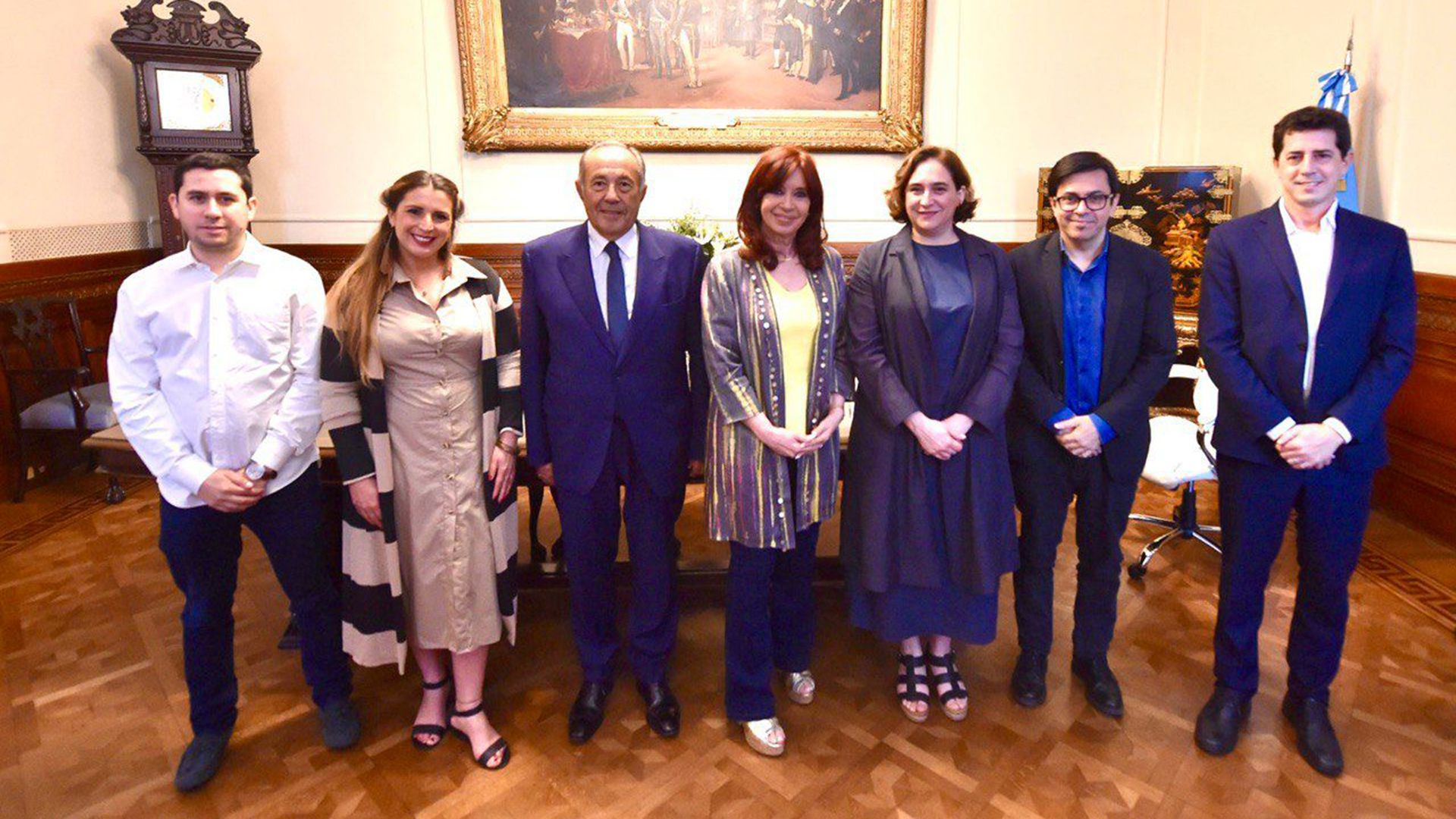 Mientras Guzmán estaba en el Senado, CFK se reunía con Kicillof y De Pedro