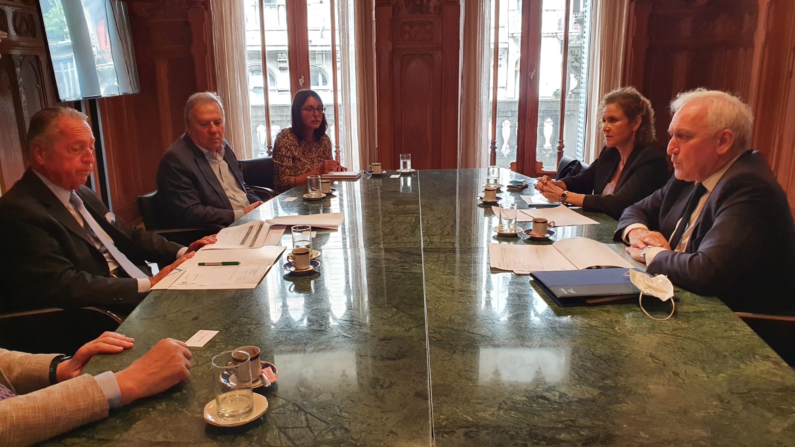 Fuks, el designado embajador en Ecuador, se reunió con Funes de Rioja