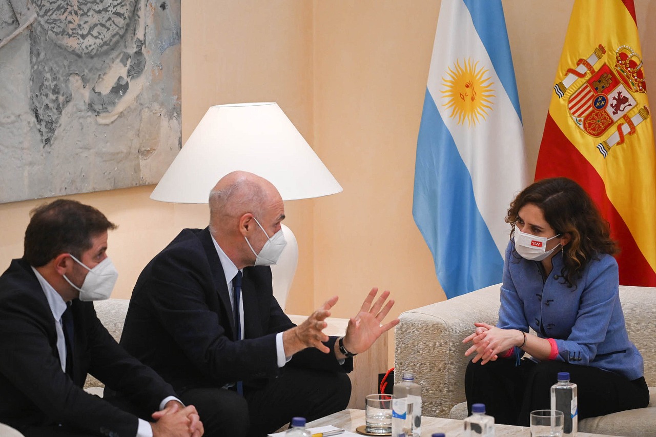 Larreta y Díaz Ayuso destacaron coincidencias en la gestión de la pandemia