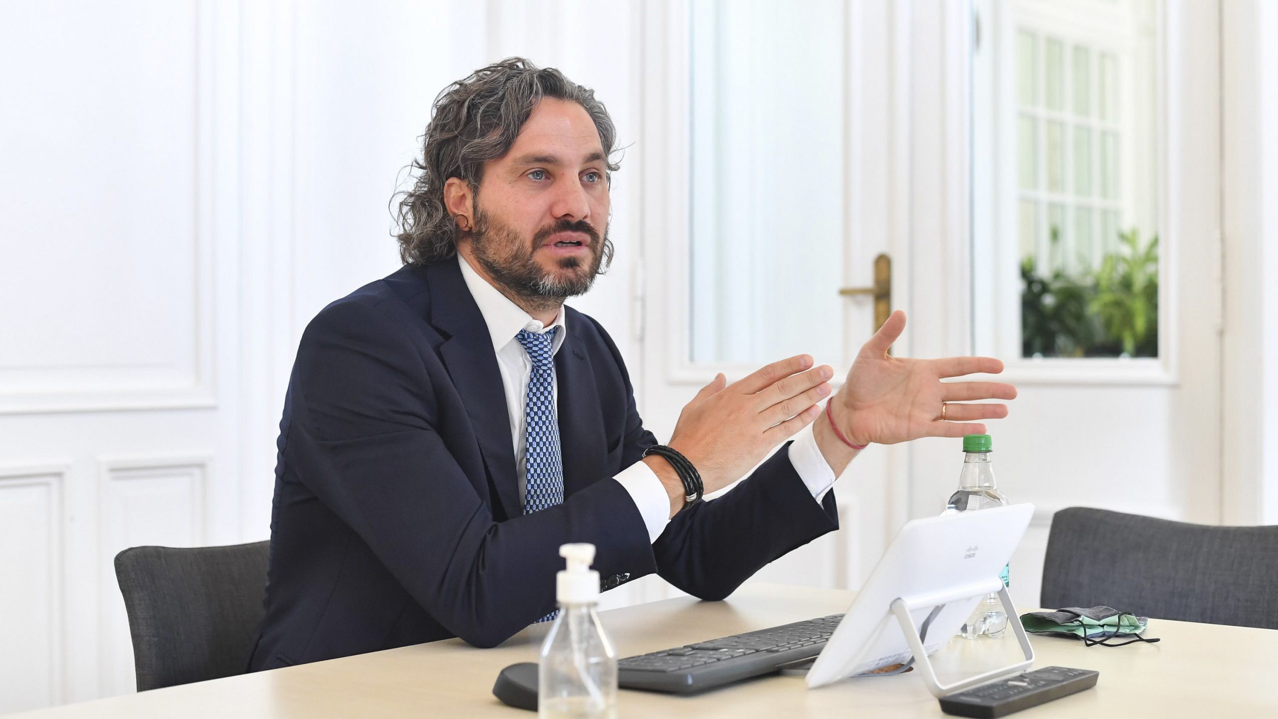 Cafiero: "La idea de país de Máximo y Cristina es la misma que tengo yo"