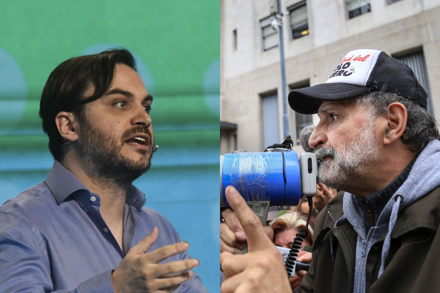 Piqueteros contra Marra: "¡A los fascistas los vamos a aplastar!"