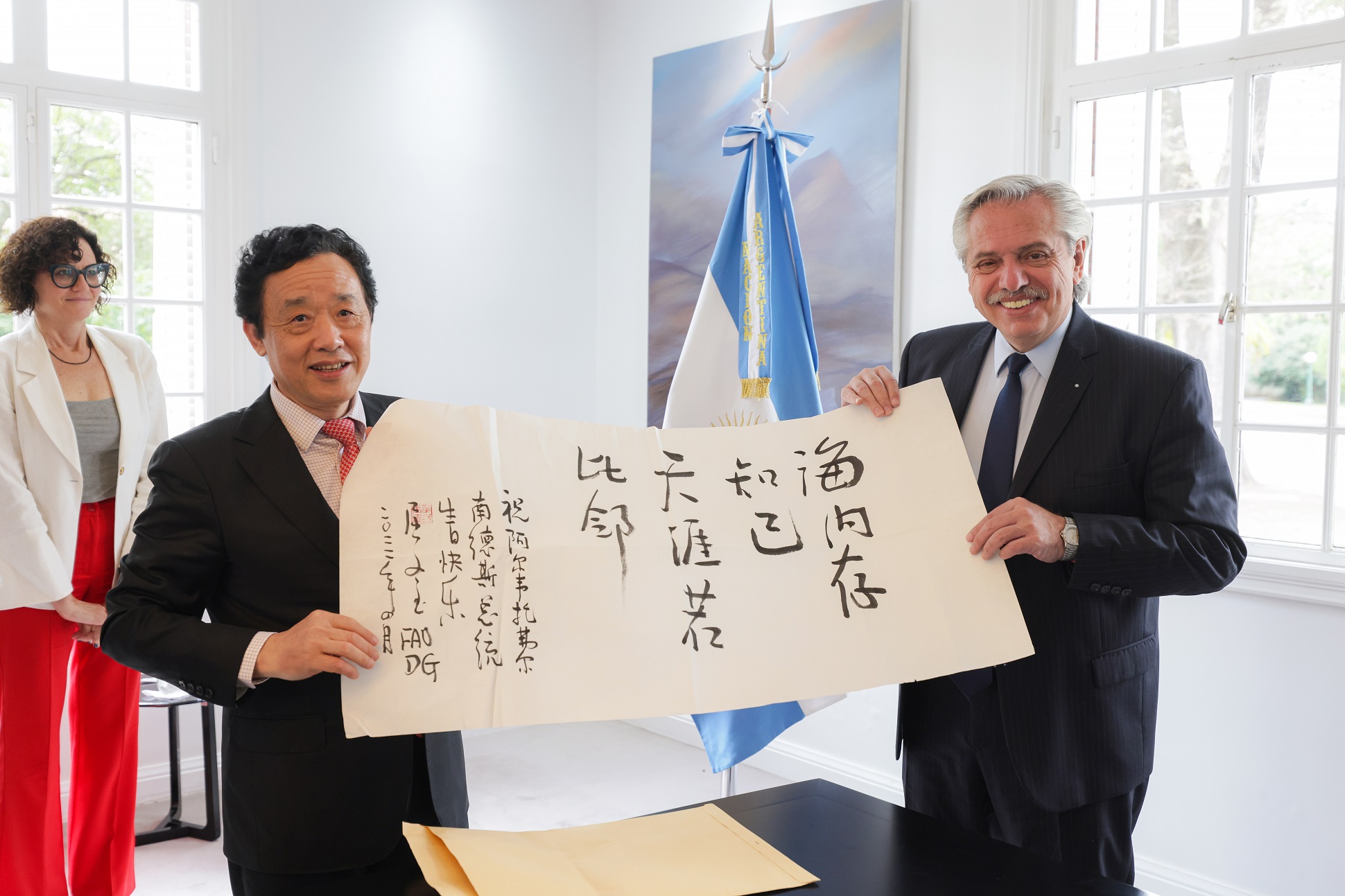 El Presidente analizo con el director de la FAO el alza del precio de los alimentos