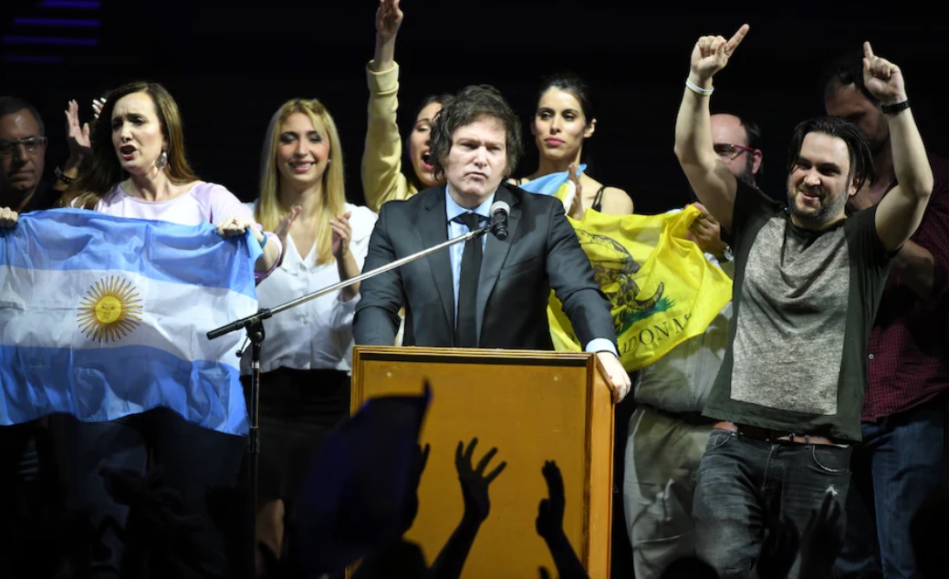 Según el Washington Post, Milei podría ser presidente de la Argentina