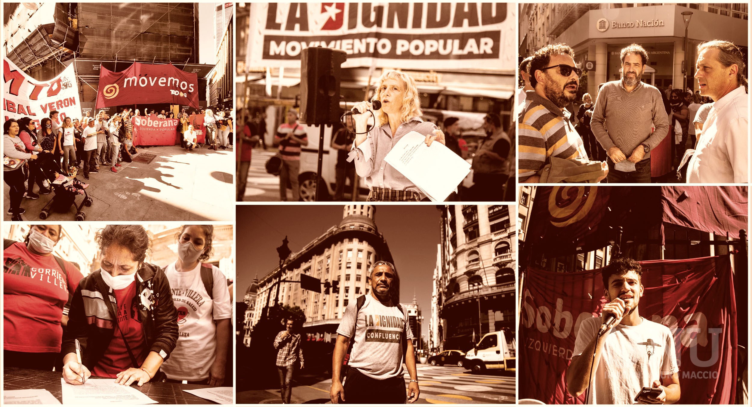 Organizaciones sociales contra la especulación financiera