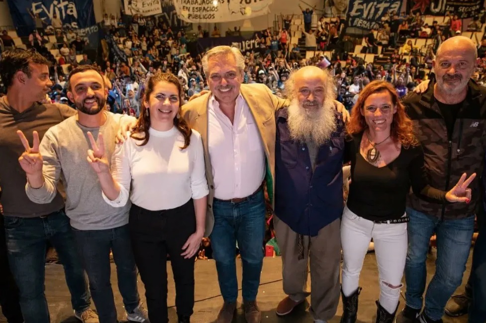 Alberto participó de un precongreso del Movimiento Evita
