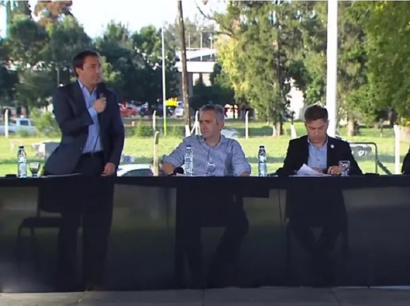 Las internas del FdT afloraron en un acto de "unidad" encabezado por Kicillof