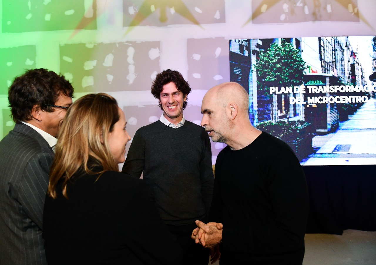 Larreta y Lousteau presentaron el Plan Microcentro a desarrolladores