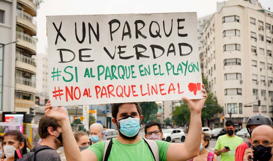 Parque lineal de Caballito: la Justicia frenó la obra del Gobierno porteño