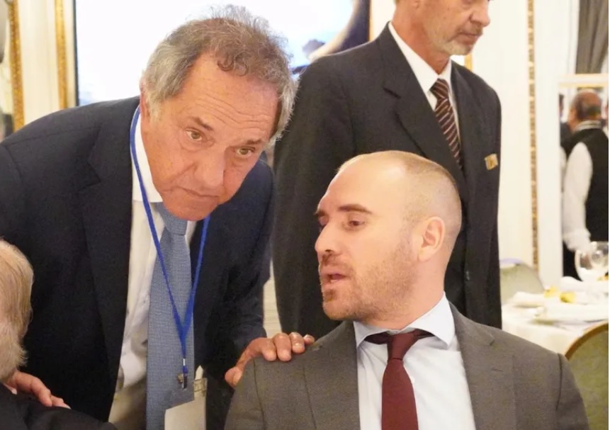 Guzmán elogió a Scioli en un evento empresario