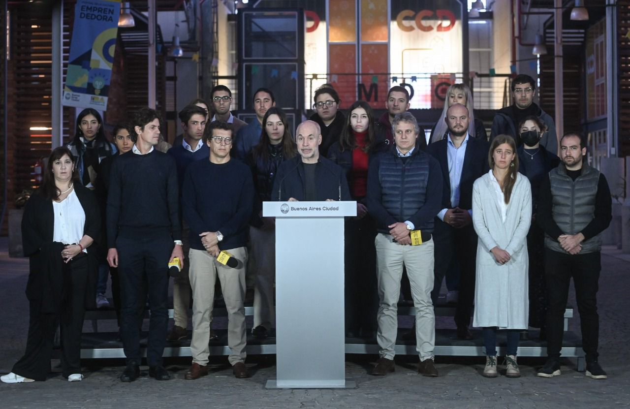 Larreta se mostró con Lousteau y presentó el Plan Empleo Joven