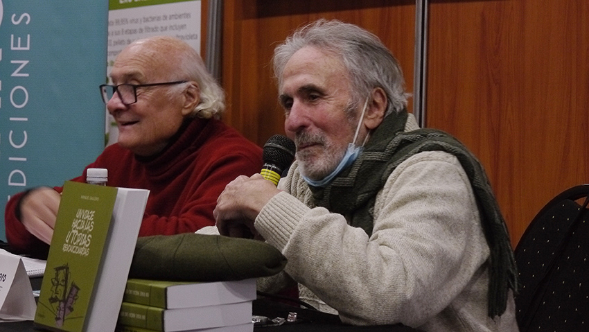 Perdía y Gaggero presentaron dos libros con mensajes para la militancia