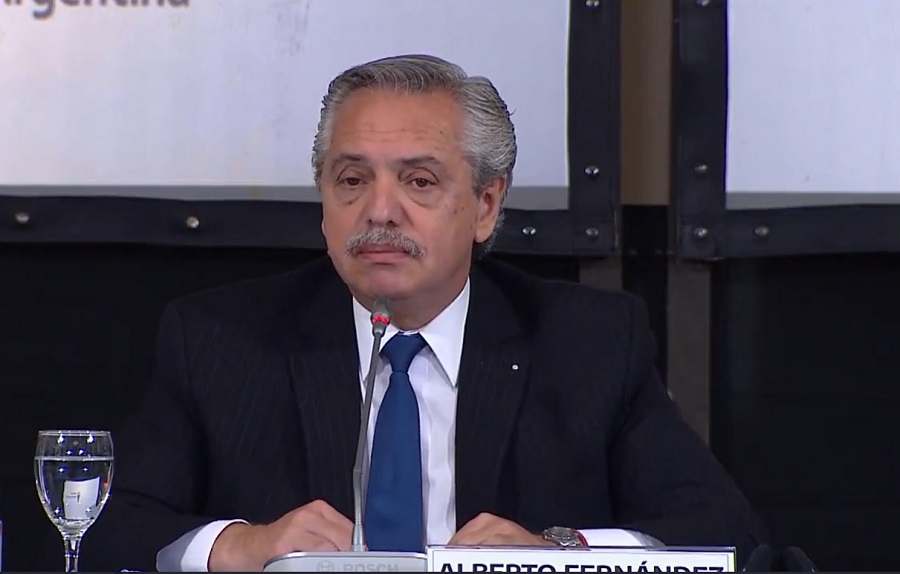 Alberto Fernández criticó los bloqueos económicos a Cuba y a Venezuela